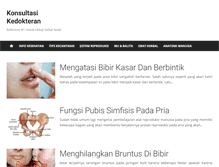 Tablet Screenshot of konsultasikedokteran.com